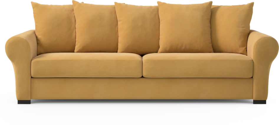 Town - 4-sits soffa - Gul