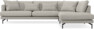 Harper - 3-sits soffa med divan höger - Beige