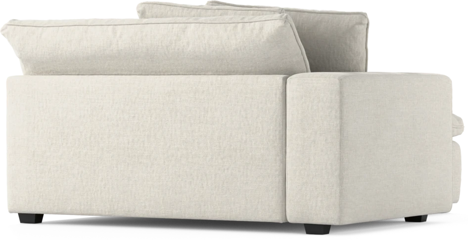 Bellora - Schäslong XL med armstöd vänster - Vit