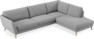 Madison Lux - 3-sits soffa med divan höger - Grå