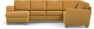 Friday - Hörnsoffa, 3+2-sits med schäslong vänster - Gul