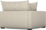 Rossi - 1,5-sits med armstöd höger - Beige