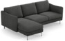 Madison Lux - 2-sits soffa med schäslong vänster - Grå