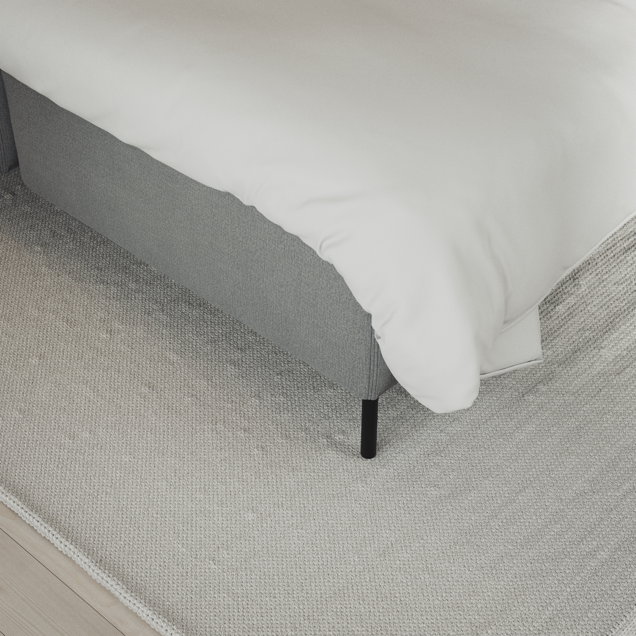 Delux Sense - Kontinentalsäng, enkelsäng 120 cm med bäddmadrass och sängben - inspiration