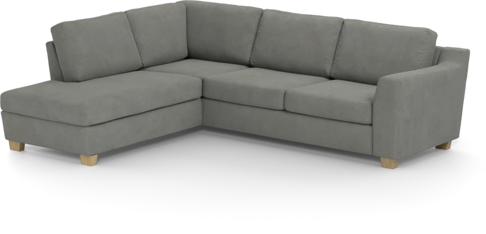 Friday - 2,5-sits soffa med divan vänster - Grå