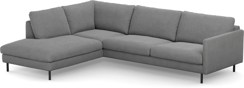 Madison - 3-sits soffa med divan vänster - Grå