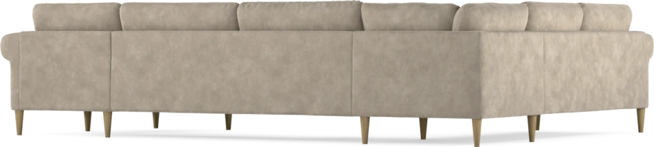 Bridge - Hörnsoffa, 2+3-sits med schäslong höger - Beige