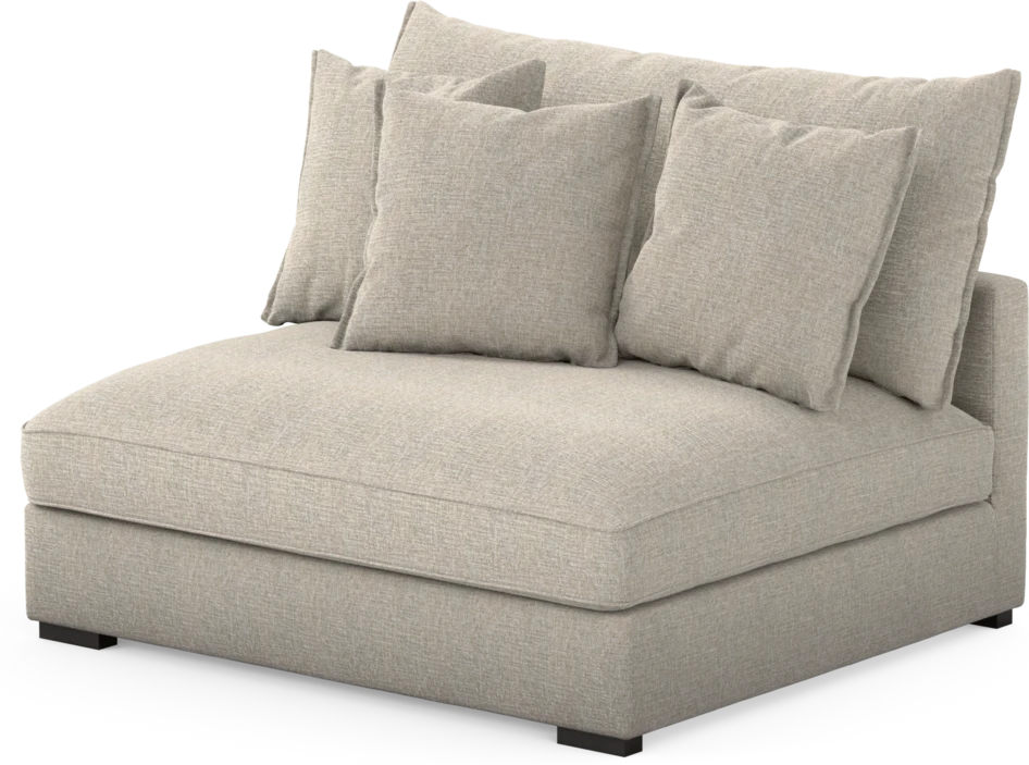 Rossi - 2-sits utan armstöd - Beige