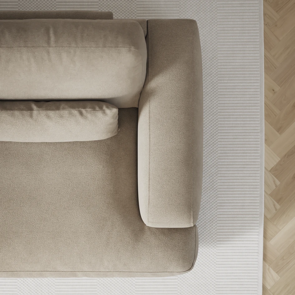 Noma - Fotpall 90 - Beige