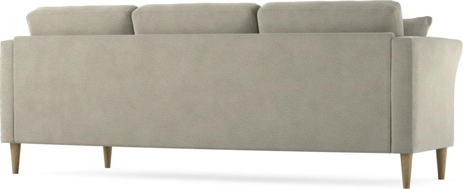 Eden - 3-sits soffa svängd - Brun