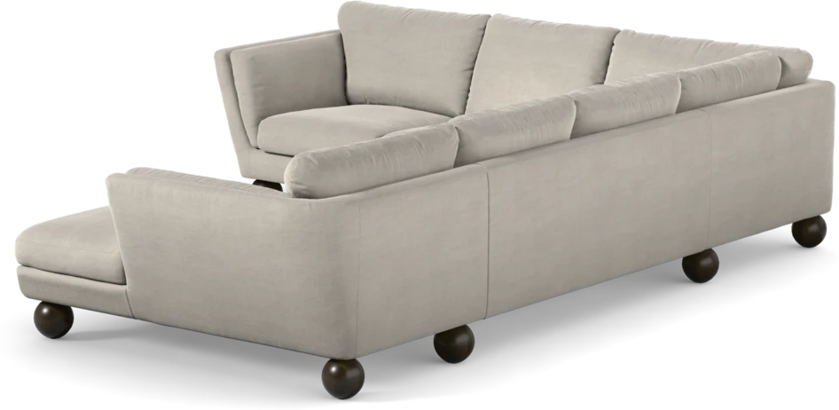 Madison Lux - Hörnsoffa med schäslong höger - Beige