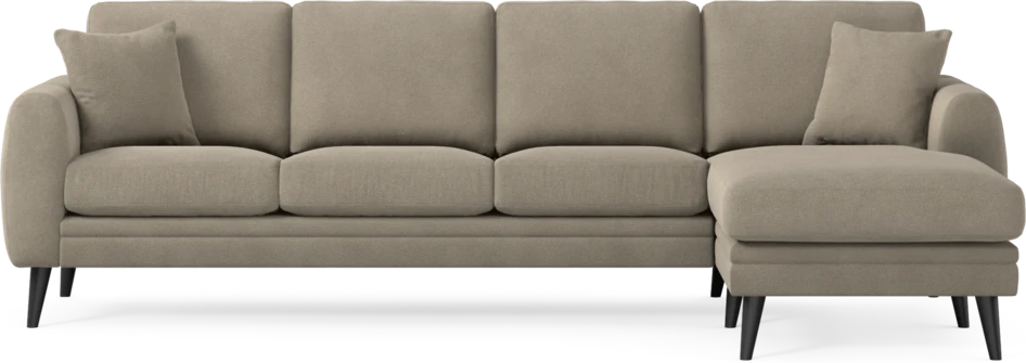 Eden - 3-sits soffa med schäslong - Beige