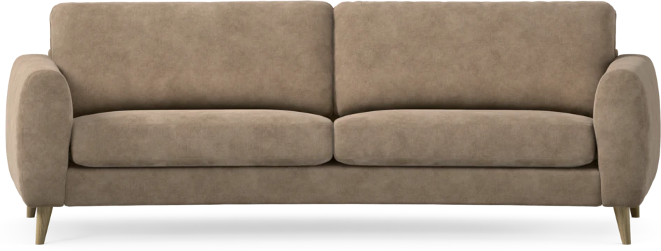 Bridge - 3-sits soffa svängd - Beige