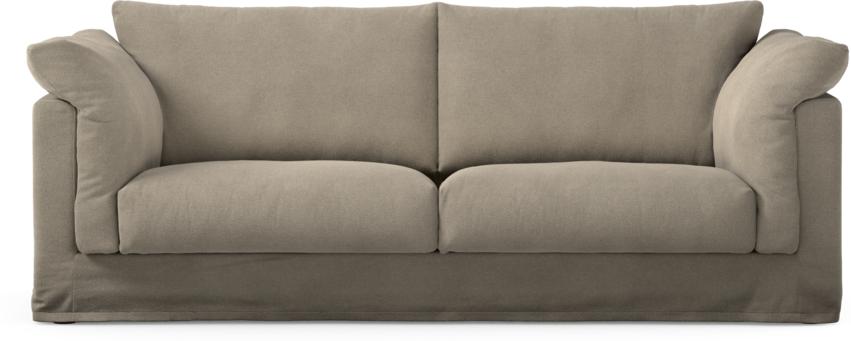 Cherrie - 2,5-sits soffa med kappa - Beige