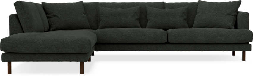 Harper - 3-sits soffa med divan vänster - Grå
