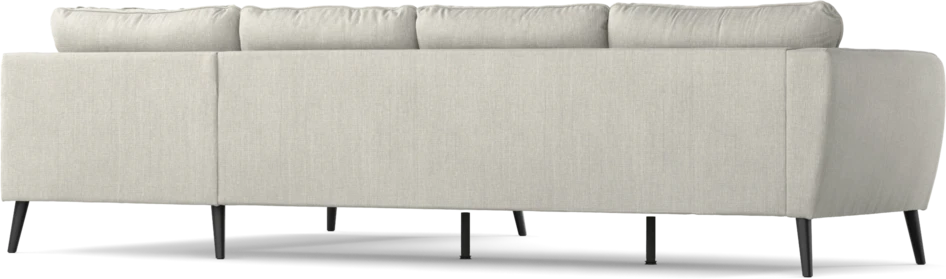 County - 3-sits soffa med divan höger - Grå