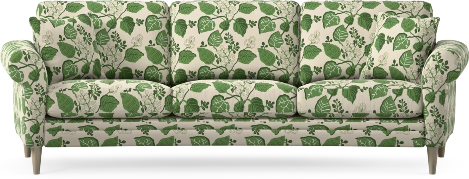Eden - 3-sits soffa svängd - Flerfärgad