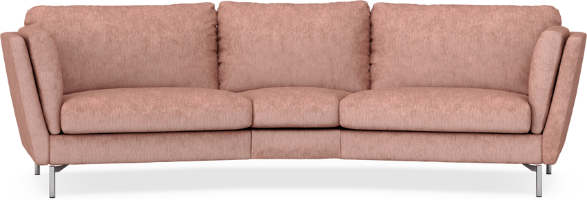 Madison - 3-sits soffa svängd, 90 cm - Röd