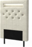 New York led - Sänggavel, 90-210 cm - Beige