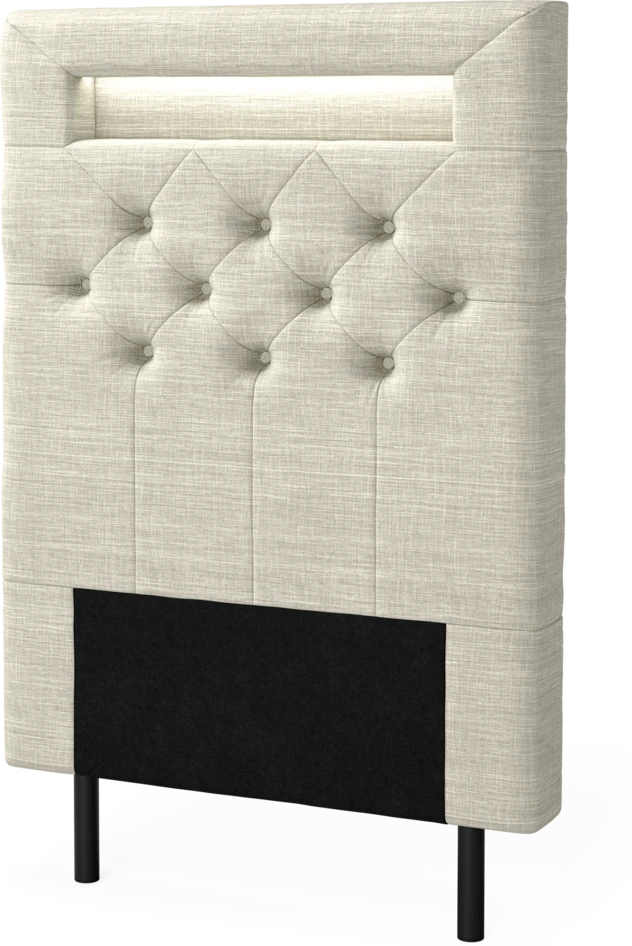 New York led - Sänggavel, 90-210 cm - Beige