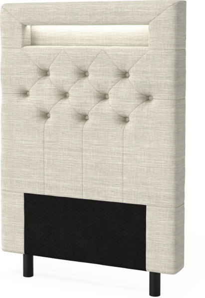 New York led - Sänggavel, 90-210 cm - Beige