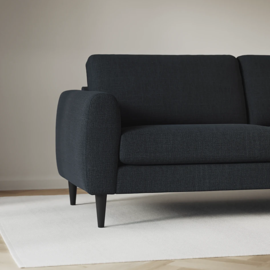 Bridge - Hörnsoffa, 3+2-sits - Blå