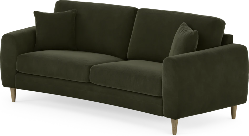 Eden - 2,5-sits soffa svängd - Grön