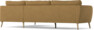 County - 2,5-sits soffa med divan höger - Gul