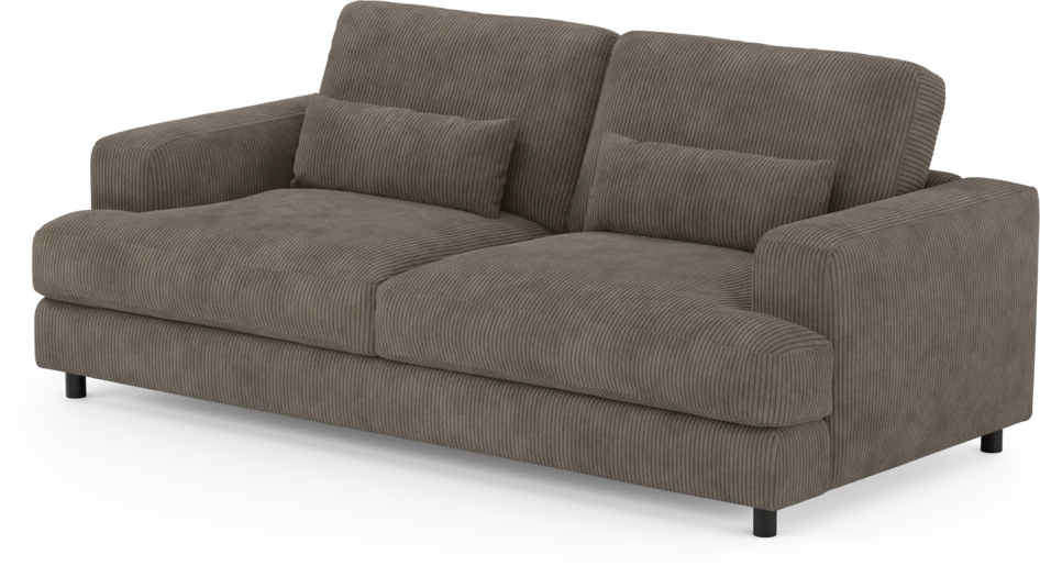 Noma - 3-sits soffa - Brun