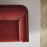 Madison Lux - 2-sits soffa med schäslong vänster - Rosa