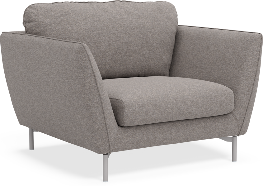 Madison Lux - Fåtölj, 70 cm - Grå
