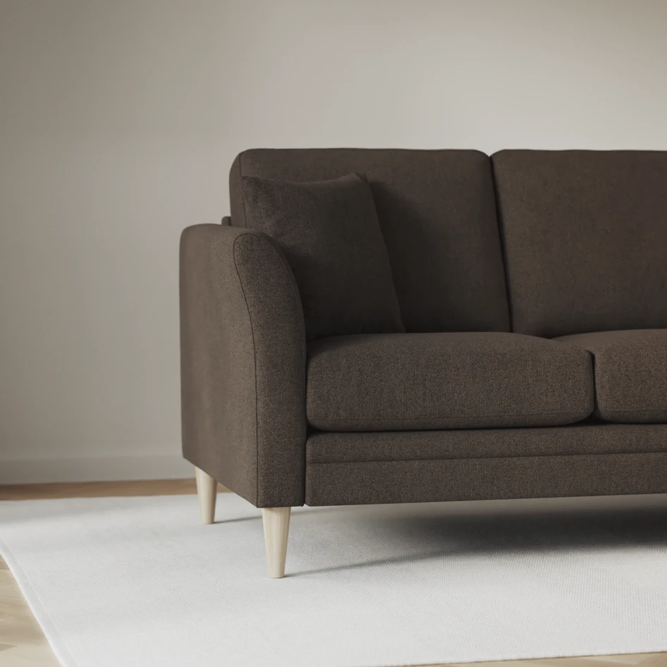 Eden - 2-sits soffa - Brun