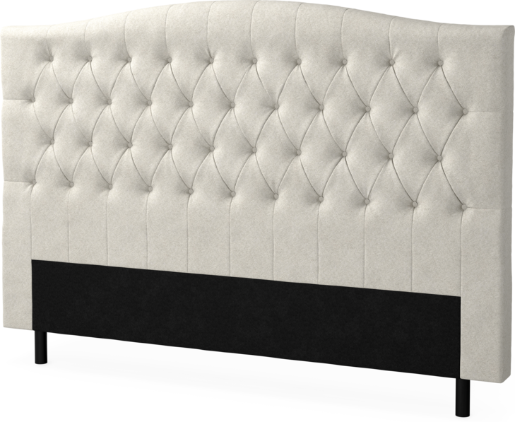 Delux Välvd - Sänggavel, 90-210 cm - Beige