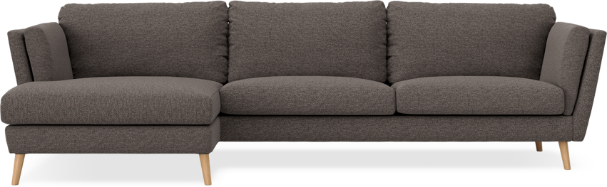 Madison - 3-sits soffa med schäslong vänster - Grå