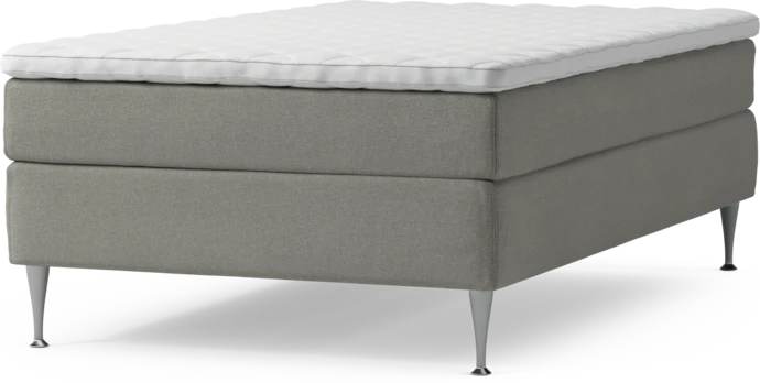 Delux Sense, Kontinentalsäng, enkelsäng 120 cm med bäddmadrass och sängben