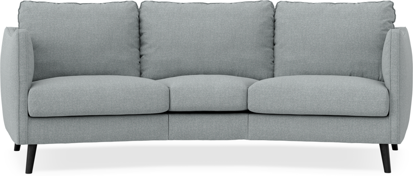 Madison - 3-sits soffa svängd, 70 cm - Turkos