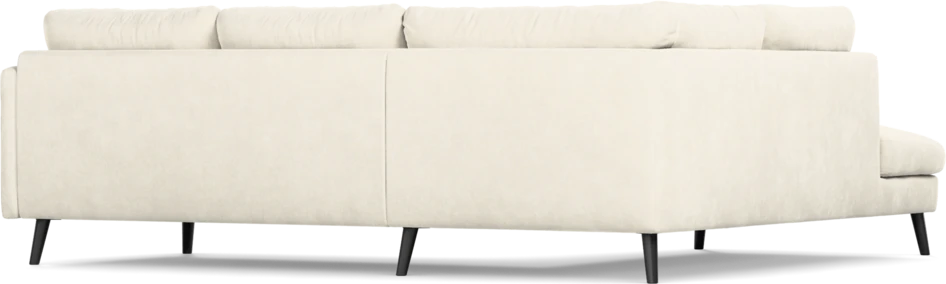Madison - 2-sits soffa med divan vänster - Vit