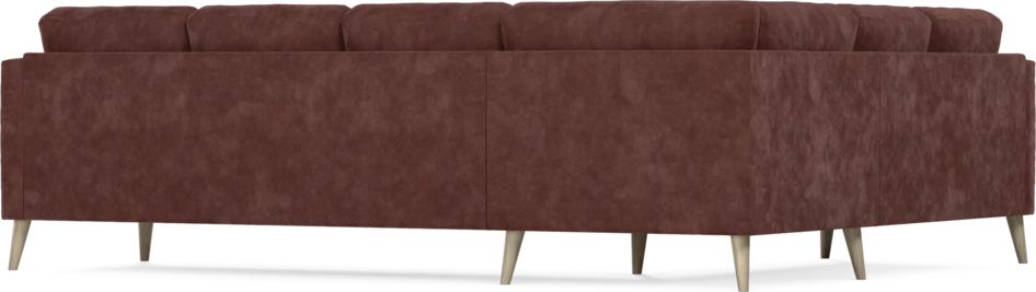 Eden - Hörnsoffa, 2+3-sits - Röd