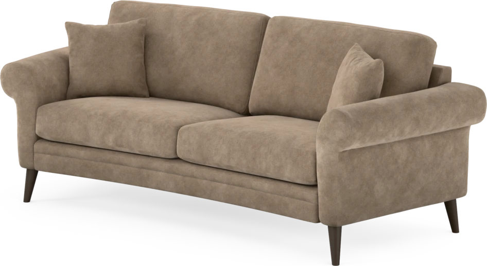 Eden - 2,5-sits soffa svängd - Beige