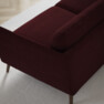 Madison Lux - 2-sits soffa med schäslong vänster - Röd