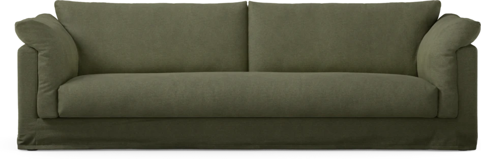 Cherrie Klädsel - Klädsel till 4-sits soffa, hel dyna - Grön