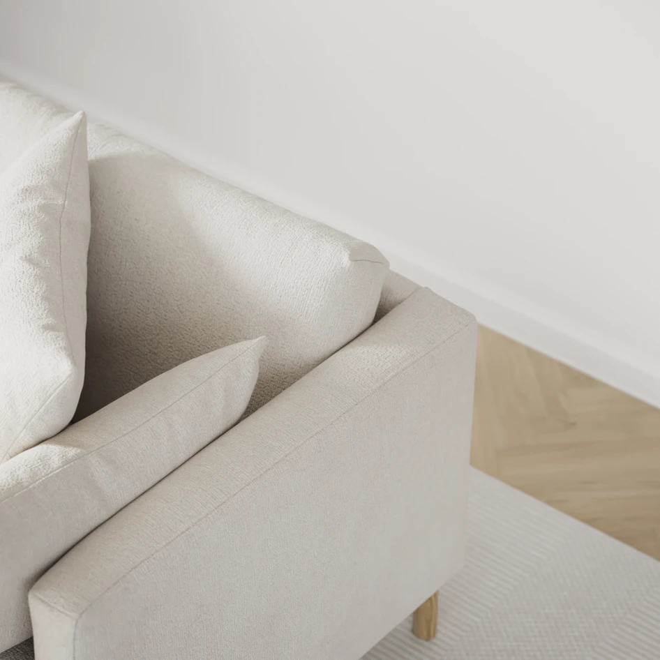 Harper - 4-sits soffa - Vit