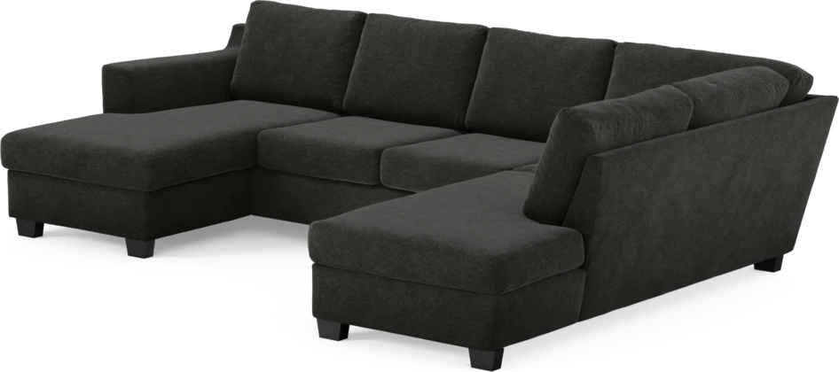 Friday - 3-sits soffa med schäslong vänster och divan höger - Grå