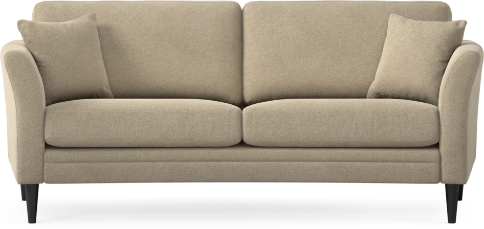Eden - 2,5-sits soffa svängd - Beige