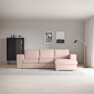 Friday - 3-sits soffa med schäslong höger - Rosa