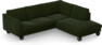 Madison - 2-sits soffa med divan höger - Grön