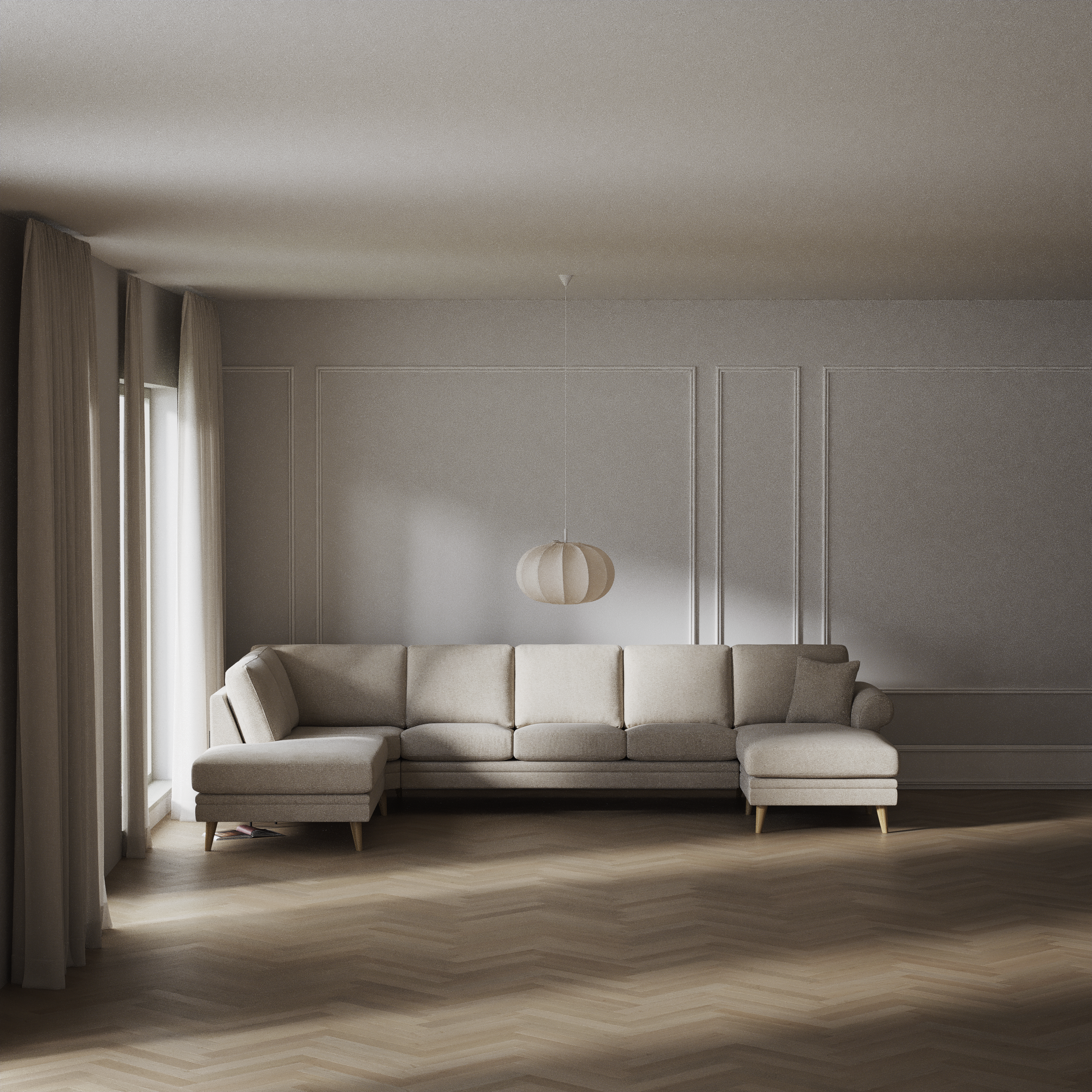 Eden - 3-sits soffa med divan vänster och schäslong höger - inspiration