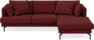 Harper - 4-sits med schäslong höger  - Rosa