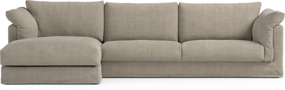 Cherrie Klädsel - Klädsel till 3-sits soffa med schäslong vänster - Beige