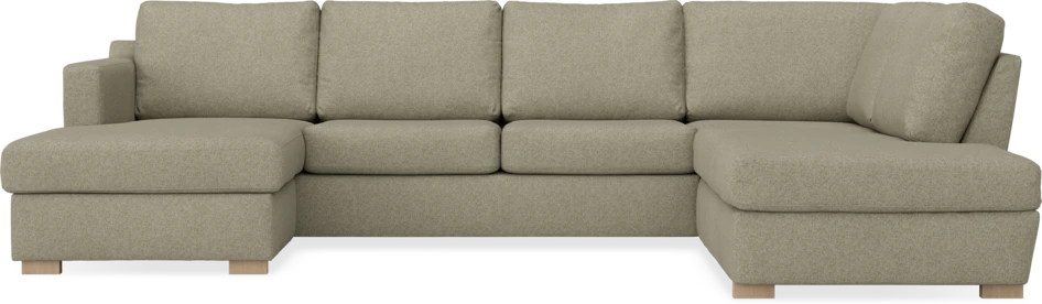 Friday - 3-sits soffa med schäslong vänster och divan höger - Beige